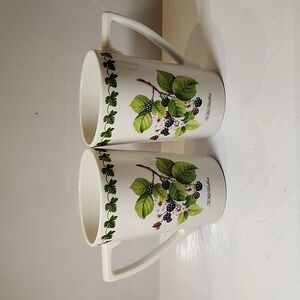 Pomona  Portmeirion wild blackberry mugcup 2set